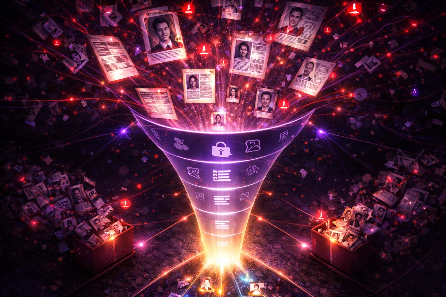 ELITE behavioral verification pipeline flowchart — from real work capture through blockchain credential issuance to employer opportunity matching and policy integration