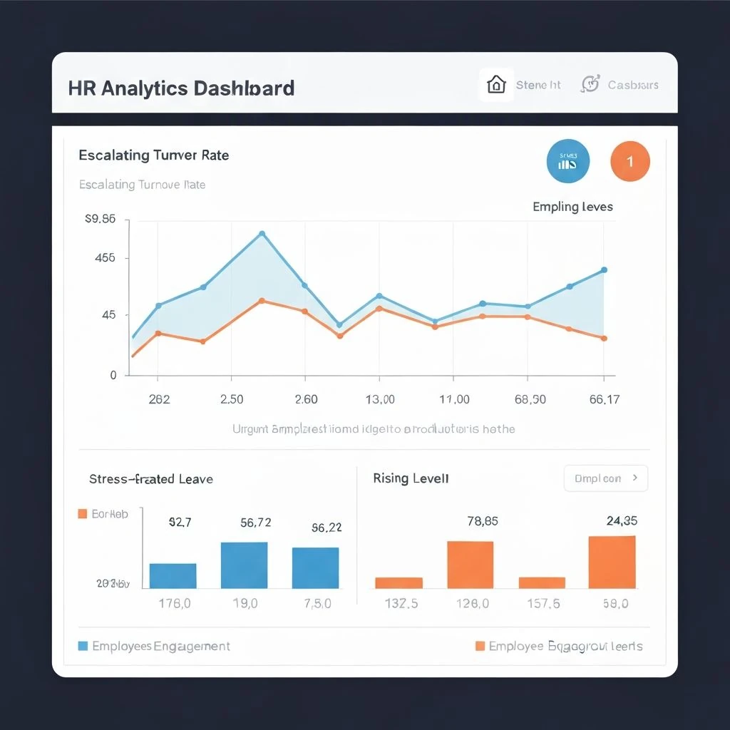 HR analytics dashboard revealing the resume crisis — tracking hiring metrics, candidate quality scores, and the cost of resume-based screening failures across the talent pipeline
