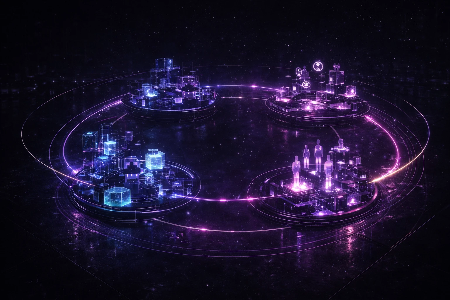 Visual representation of the SELF-SOUL-SOFT-SPIRIT framework showing the four interconnected pillars transforming HR infrastructure